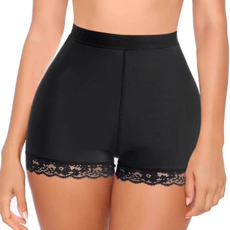 Women's Body Shaper Padded Butt Lifter Shorts Black S with Fake Bum Hip Enhancer Push Up Panty - Image 3
