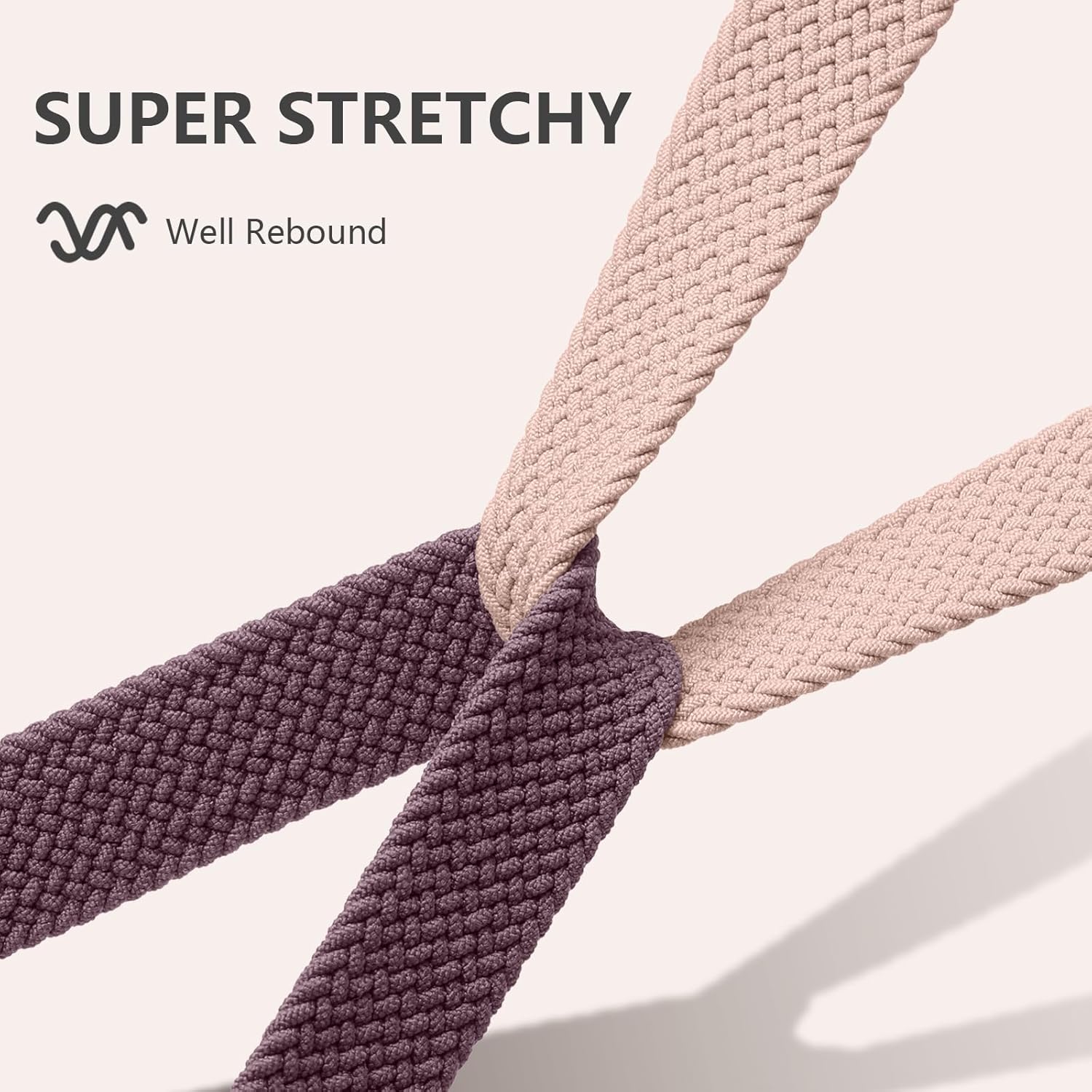 Fitbit Versa Strap Compatible with Sense Sense 2 Elastic Braided Nylon Sport Band - Image 4