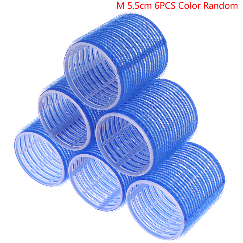 Self-Adhesive Hair Rollers 6pcs DIY Magic Hair Styling - Image 1