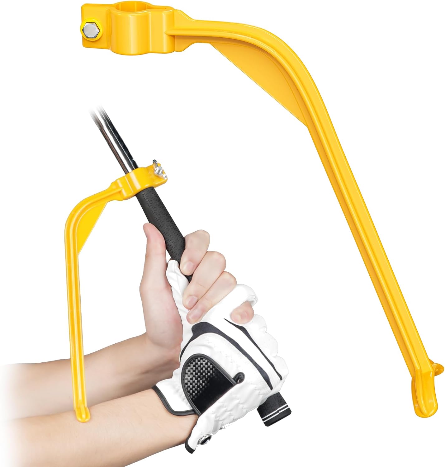 Golf Training Wrist Hinge Golf Swing Training Aid Swing Correcting Trainer Tool for Golfers Beginners Arm Elbow Posture Teaching Accessory for Golf Club Practice - Image 4