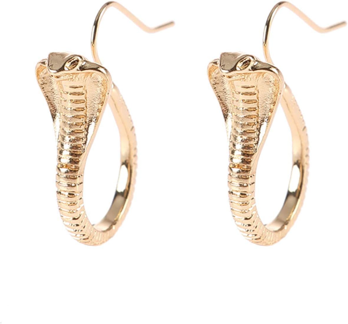 Vintage Cobra Dangle Earrings Personalized Animal Snake Hook Earrings for Women Punk Gothic Ear Jewelry - Image 1