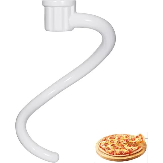 Spiral Dough Hook for KitchenAid 5Plus & 6QT Bowl-Lift Stand Mixers, Bread Hook Attachment for Kitchen aid Accessories and Attachments - Image 1