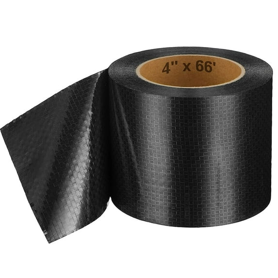 RV Underbelly Tape RV Underbelly Material Corrugated Waterproof Flex Mend Belly Tape Thick Adhesive Patch Sealing Mobile Home Camper Travel Trailer Tear Repair(1 Pack,4 Inch x 66 Feet) - Image 1