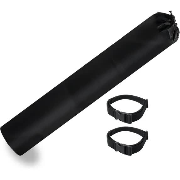 Jumbo Rug Storage Bag with 2 Buckle Straps for Tying, Large Drawstring Carpet Bag for Rugs up to 10×14 Ft, Rug Shipping Bags for Rug Moving Storage(28×142 Inch) - Image 1