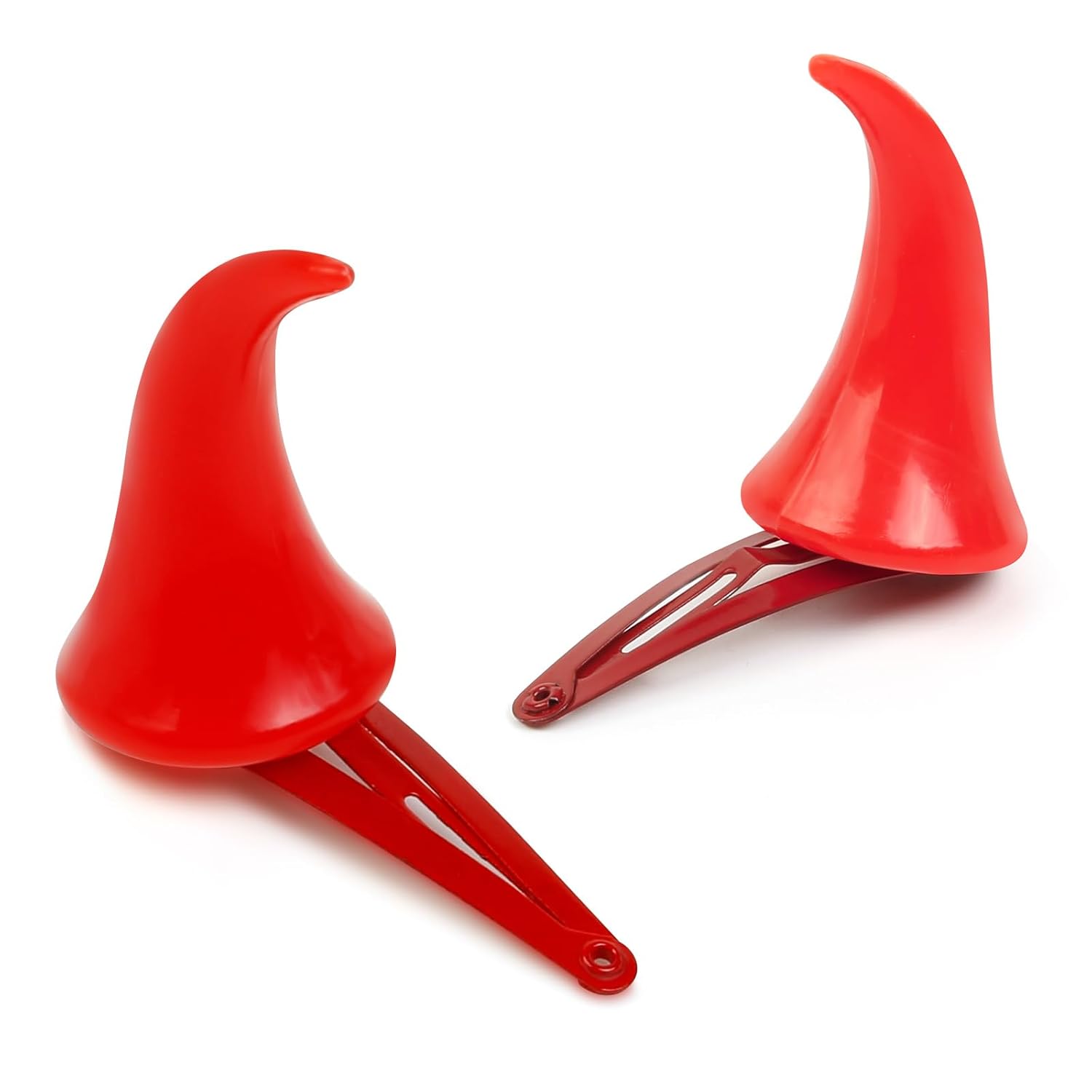 Devil Horns Hair Clips Red Horns Hair Clip Barrettes Demon Horns for Halloween Costume Cosplay Hair Accessories - Image 3
