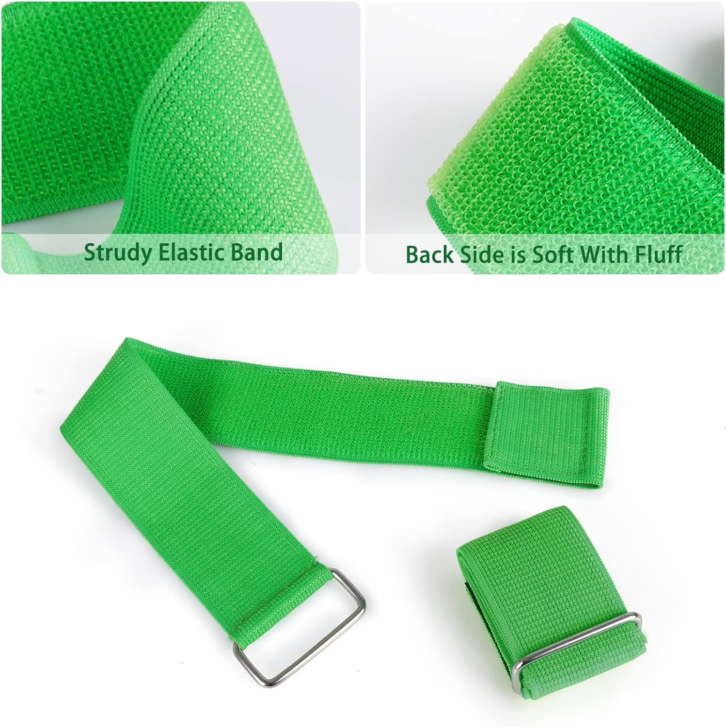 12 Pcs 3 Legged Race Bands Firm Elastic Tie Kids Outdoor Games Teamwork Birthday Party Game for Adults & family Field Day Carnival Theme Outside Yard Games - Image 3