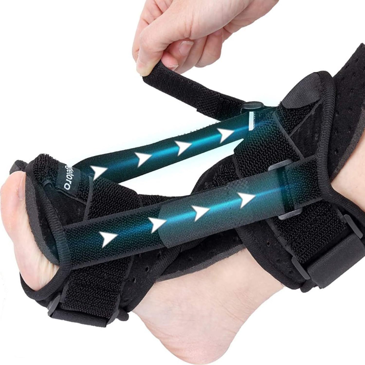 Plantar Fasciitis Night Splint and Brace, Upgraded Planters Facetious Relief, Foot Drop and Achilles Tendonitis Relief Brace. Night Splint for Plantar Fasciitis Women & Men - Image 1