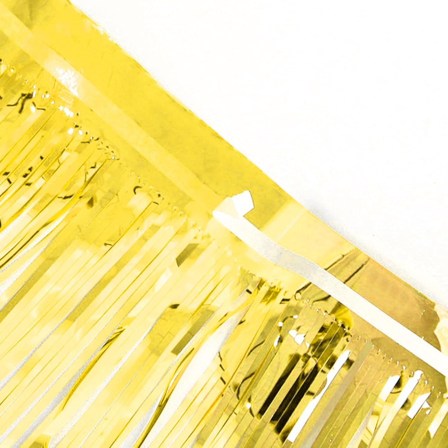 Gold Parade Float Fringe,Tinsel Streamers Banners,Tinsel Fringe Banners,for Party Decoration Parade Float Decorations Graduation Ceremony Decorations Festival Celebration,11.8 in x 9.8 ft,4pack - Image 3