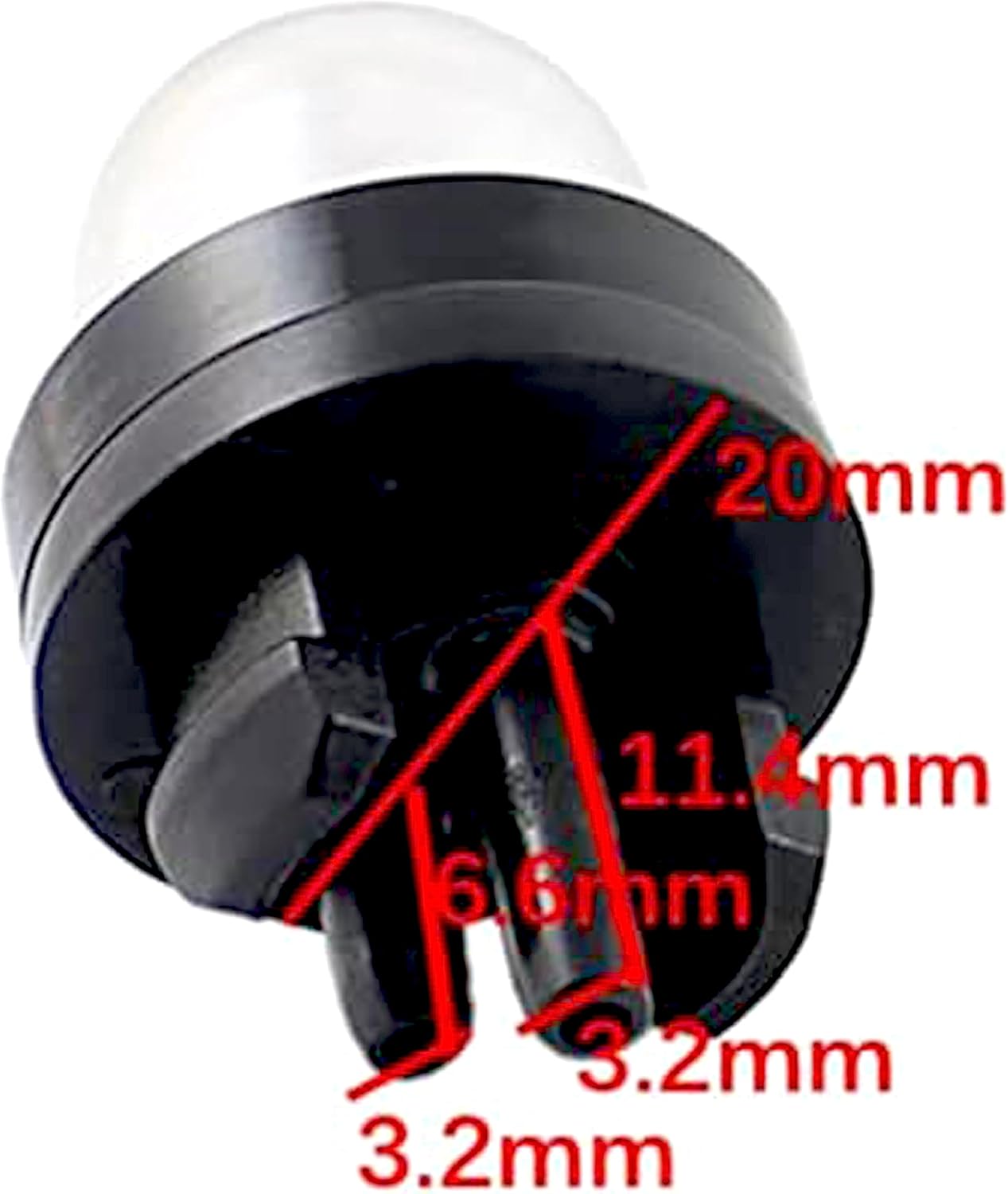 5 Pack 503936601 530047721 Snap in Primer Bulb for McCulloch 3210 3214 3216 3200 3205 Husqvarna Chainsaw 235 236 240 340 345 350 353 440 Poulan Echo R-yobi Homelite Chain Saw Purge Bulb - Image 3