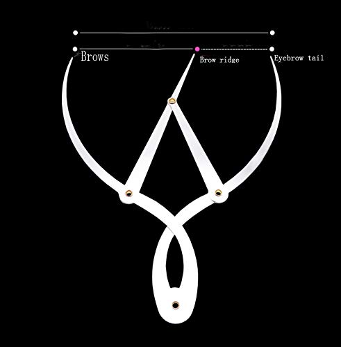 Golden Mean Calipers Golden Ratio Calipers Stainless Steel Eyebrow Ruler 1:1.618 Measure Tool for Tattoo Makeup - Image 3