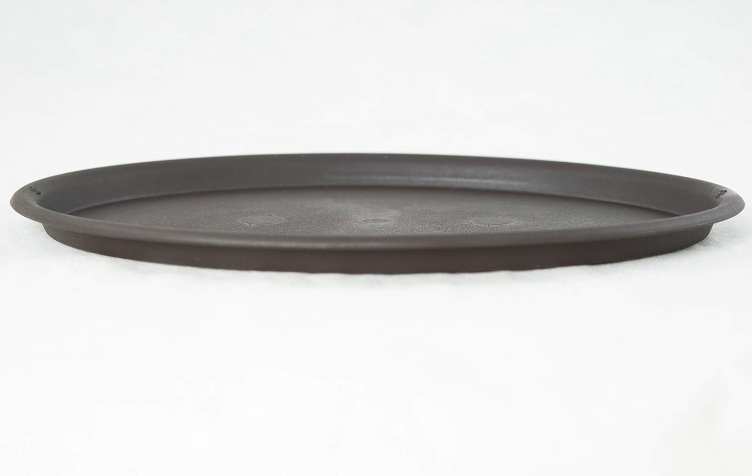 Oval Plastic Brown Humidity/Drip Tray for Bonsai Tree & House Indoor Plant - Outside Dimension 12.5