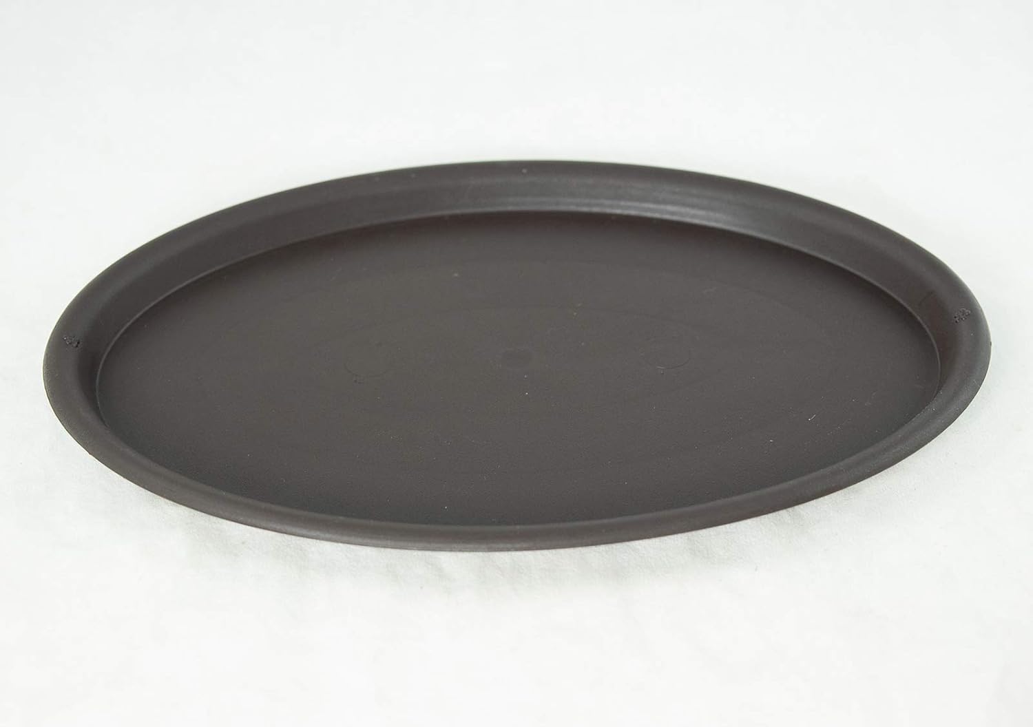 Oval Plastic Brown Humidity/Drip Tray for Bonsai Tree & House Indoor Plant - Outside Dimension 12.5