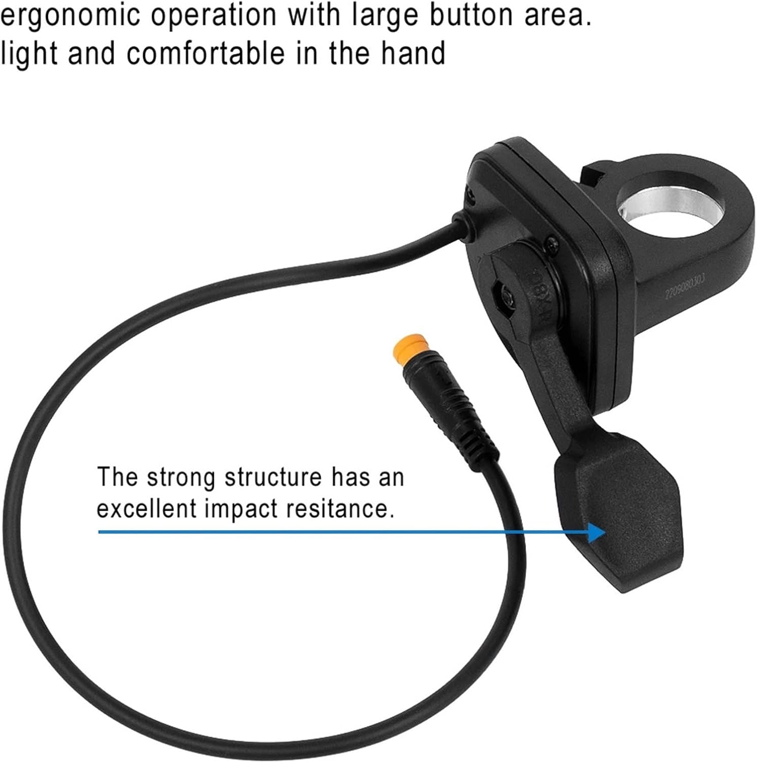 Thumb Throttle Waterproof Controls The Accelerator Compatible with Kaabo Wolf Warrior/King GT Pro Electric Scooter Replacement Accessories, Black - Image 2