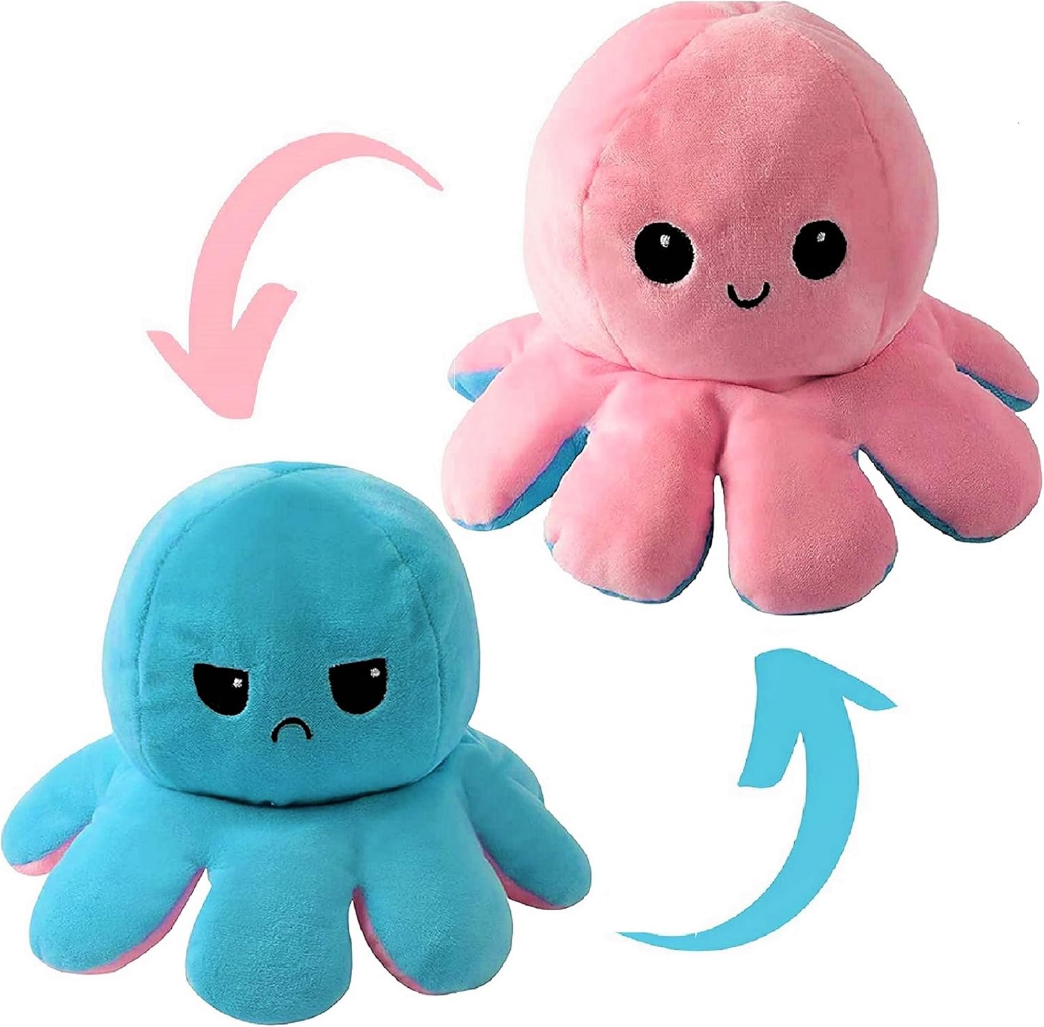 Reversible Octopus Plush Toy - Image 1