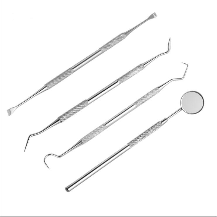 Dentist Stainless Steel Tartar Remover Set of 4 - Image 1