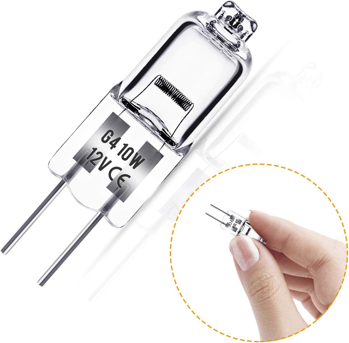 G4 halogen lamps 10W 12V - Warm white - 20-pack 10W 20pcs 10W - Image 3