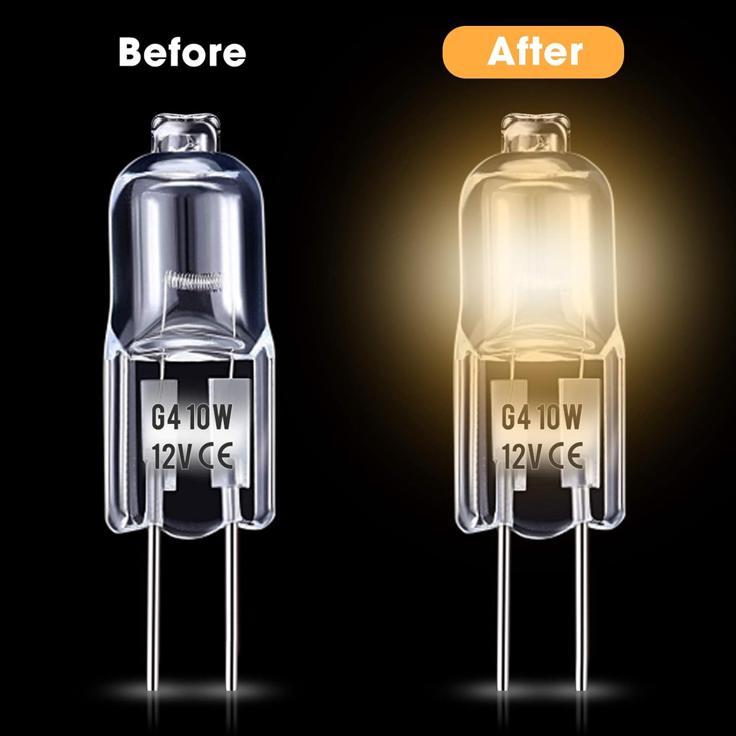 G4 halogen lamps 10W 12V - Warm white - 20-pack 10W 20pcs 10W - Image 5