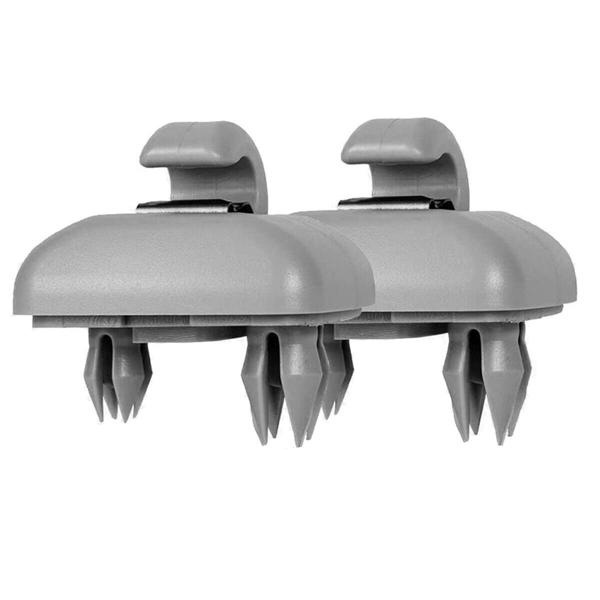2x Sun Visor Clip Hook Mount Holder Compatible with Audi A1 A3 A4 A5 Q3 Q5 B6 B7 B8 - Image 1