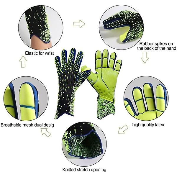 1 Pair Size 6 Goalkeeper Gloves Football Gloves - Image 4
