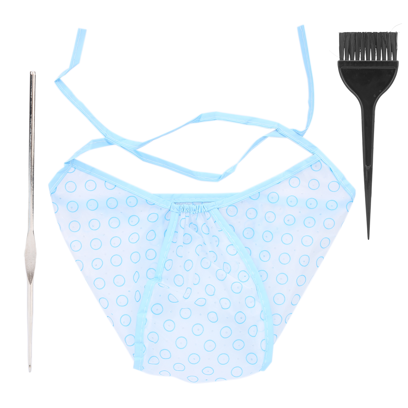 Hair Cap for Curls, Reusable Curl Cap with Hair Dyeing Brushes and Needle - Image 5
