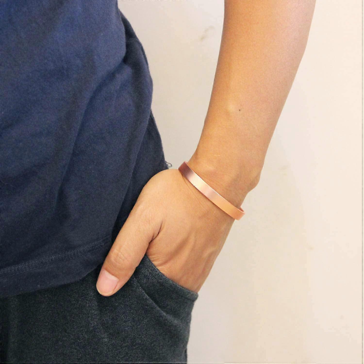 PIAO Copper Magnetic Bracelet for Men and Women, Relieves Arthritis, Carpal Tunnel Syndrome and Joint Pain. Copper Magnetic Bracelet for Men and Women 8pcs Magnets - Image 3