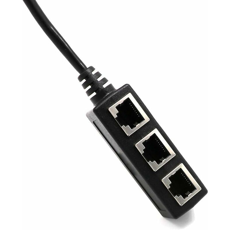 RJ45 Ethernet Splitter 1 to 3 Port Network Cable Adapter - Image 2