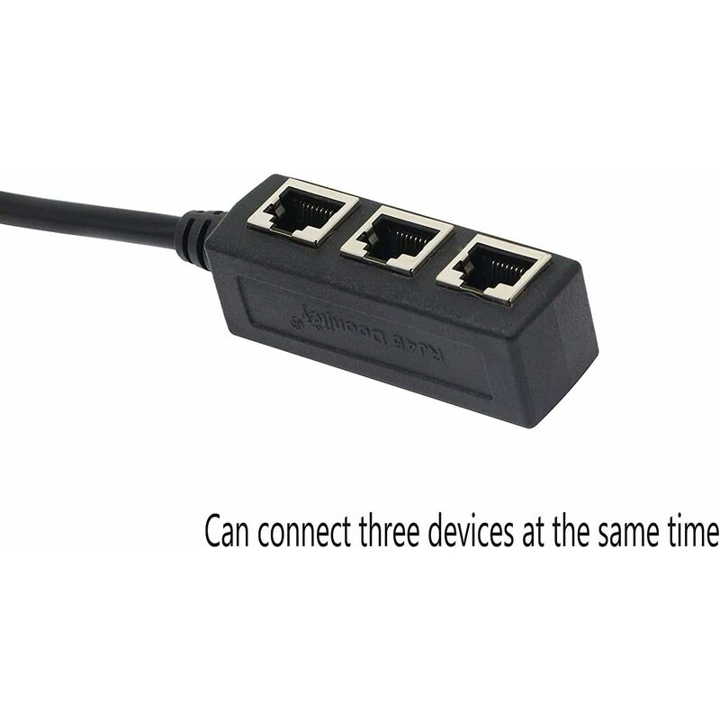 RJ45 Ethernet Splitter 1 to 3 Port Network Cable Adapter - Image 4