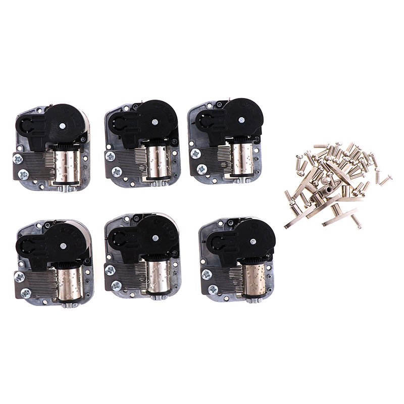 Mechanical DIY Music Box Sankyo Musical Movement + Screws + Black A3:Merry Christmas - Image 3