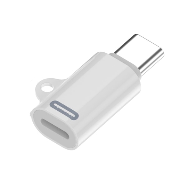 Compatible with iPhone, Lightning to USB-C adapter compatible with e.g. iPhone 15 White - Image 1