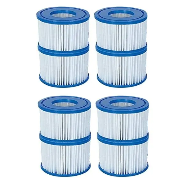 Lay-Z-Spa Filter Cartridge (VI) 4pcs Compatible with All Lay-Z-Spa Hot Tub Models - Image 1
