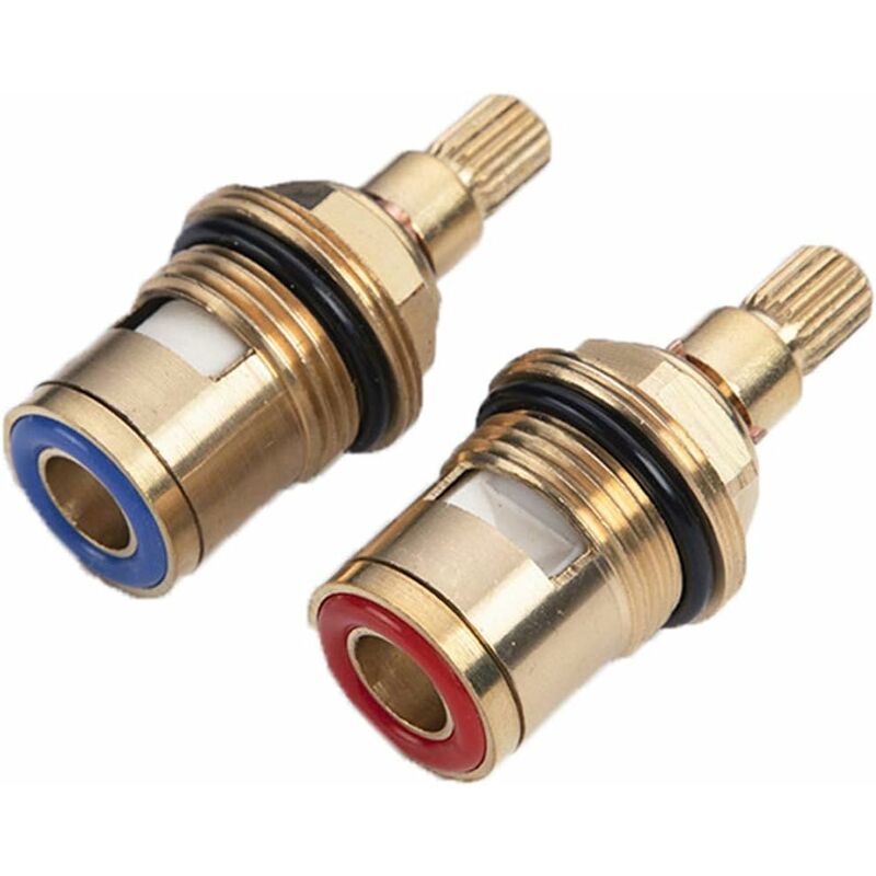 Compatible with 1/2 Ceramic Faucet Insert, Hot and Cold Ceramic Faucet - Image 1