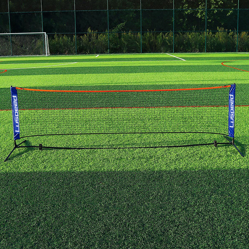 Portable Foldable Standard Professional Badminton Net Indoor Outdoor White 5.1m - Image 5
