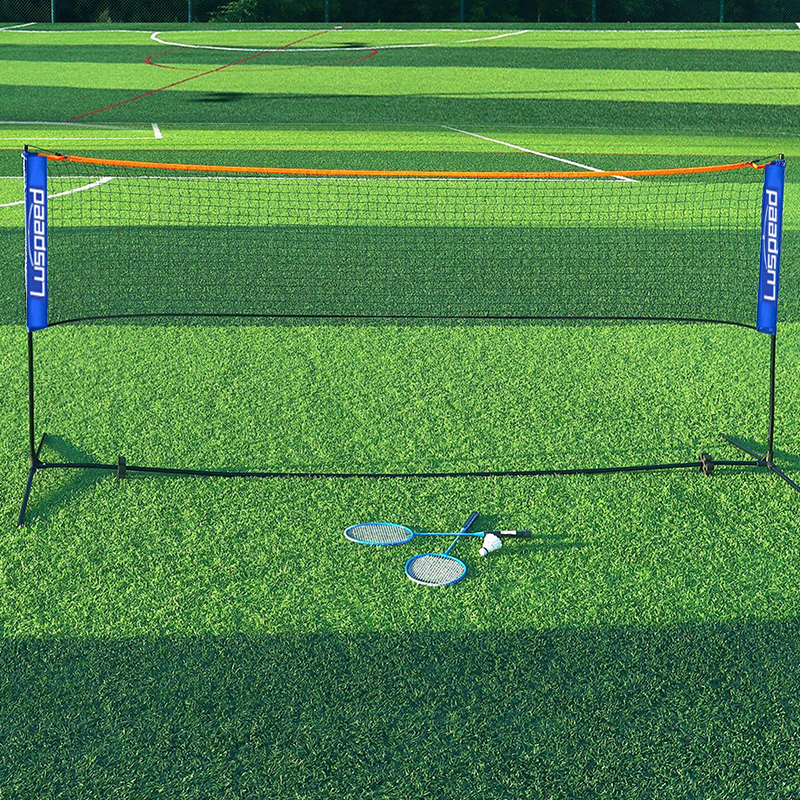 Portable Foldable Standard Professional Badminton Net Indoor Outdoor White 5.1m - Image 7