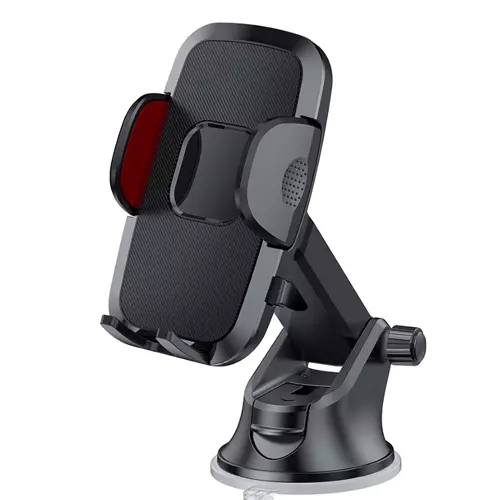 Car Phone Holder with Suction Cup Mount for Mobile Devices - Image 1