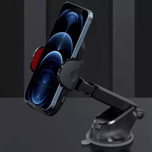 Car Phone Holder with Suction Cup Mount for Mobile Devices - Image 3
