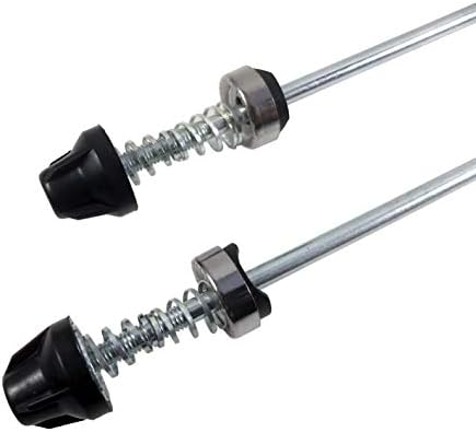 MTB Quick Release Skewer 145mm/180mm Front Rear Wheel Hub Axle QR Clamp Bolt Lever Pair Silver Compatible with Mountain and Road Bike - Image 5