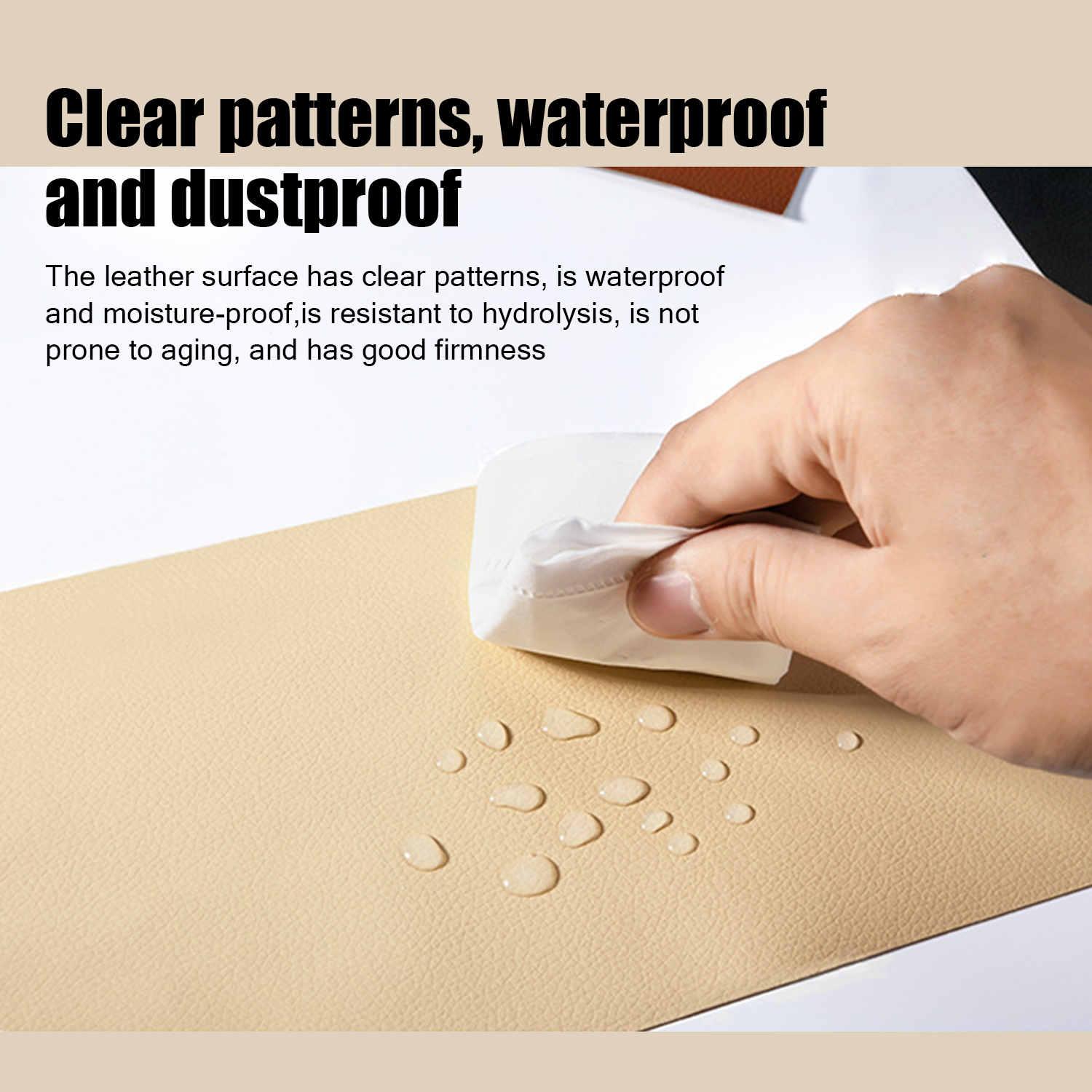 Self-Adhesive Repair Patch Faux Leather 50x138 cm Black - Image 2