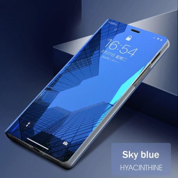 Compatible with Samsung S21 FE Transparent Blue Full Body Protection Smart Case 360 Samsung - Image 2