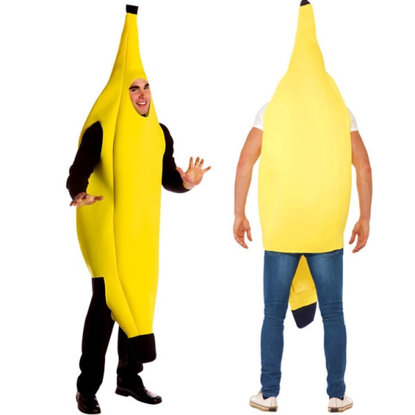Appealing Banana Costume Adult Deluxe Set for Halloween L_max - Image 1