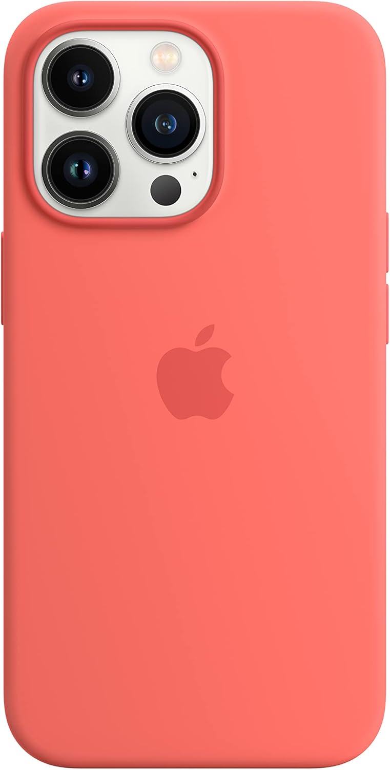 Compatible with Apple Silicone Case for iPhone 13 Pro MagSafe Pomelo Pink - Image 1