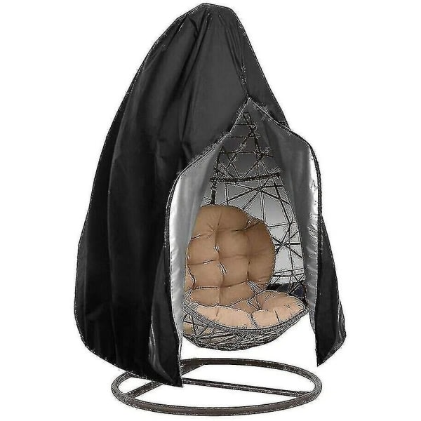 Barsinfi Oxford Zipper Hanging Chair Cover 190 X 115 Cm Waterproof Cover for Garden and Outdoor Furniture 190 X 115 Cm_max - Image 1