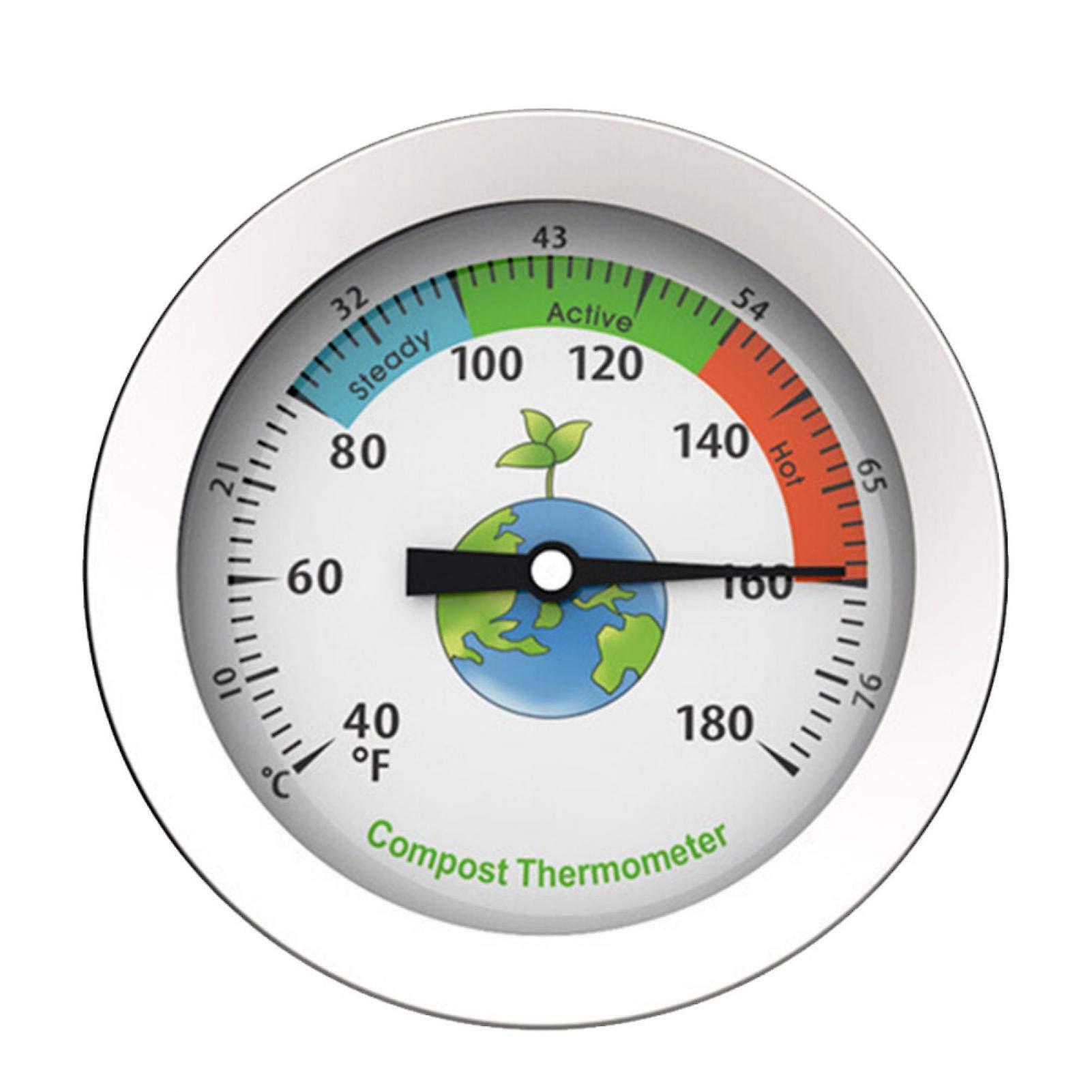 Compost Thermometer with Max Dial for Garden Soil Measurement Portable - Image 1