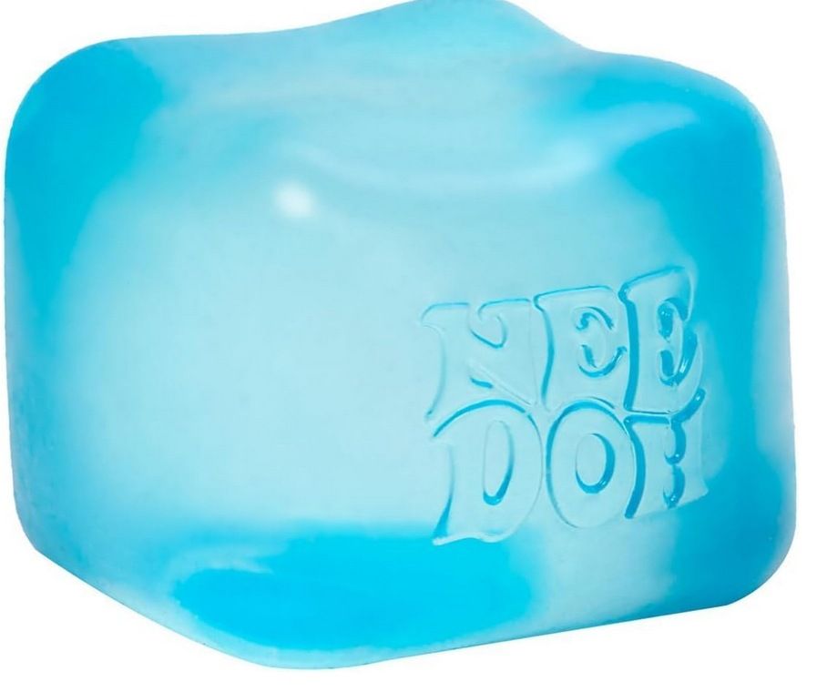 Soft Cube Fidget Toy 5.65.65.6cm, Transparent Squishy Stress Ball for Stress & Anxiety Relief(blue) - Image 1