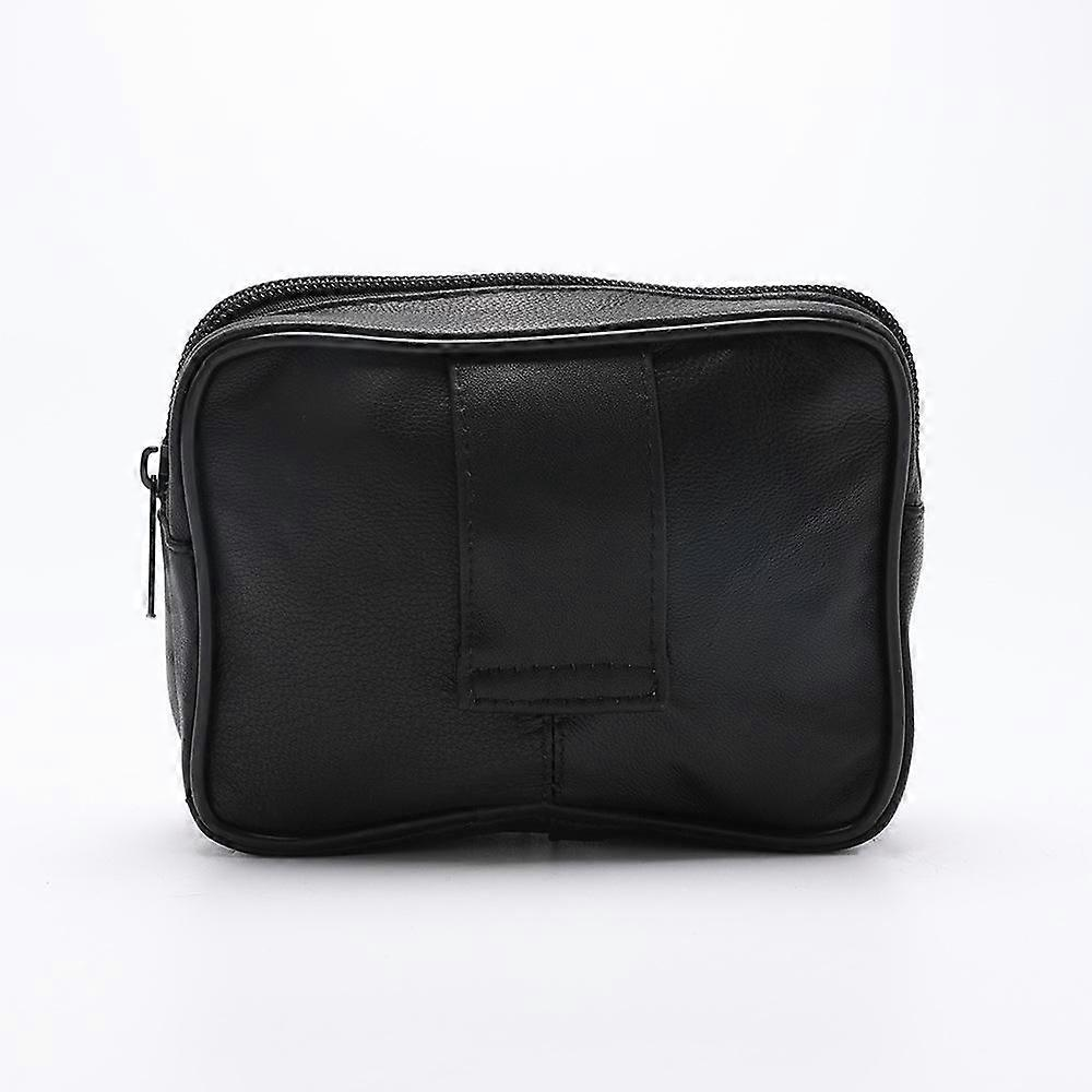 Genuine Leather Men's Waist Bag Pouch Belt Loop Card Holder Wallet with RFID Blocking - Image 3