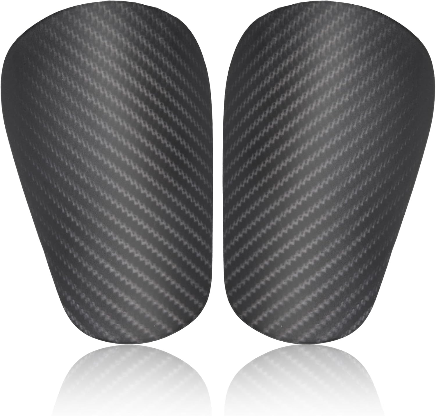 Football Shin Guards Dark Grey 9.5x4cm Youth Adult Shin Guards - Image 1