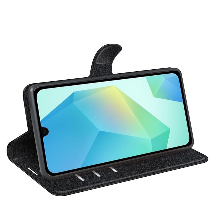 Compatible with Samsung Galaxy A17 5G Case Black Horizontal Flip Stand Cover - Image 5
