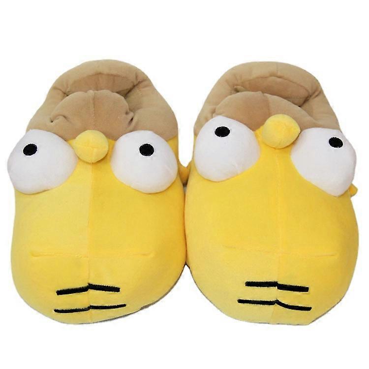 Simpson Slippers Funny Plush Warm Winter Indoor Slippers - Image 1