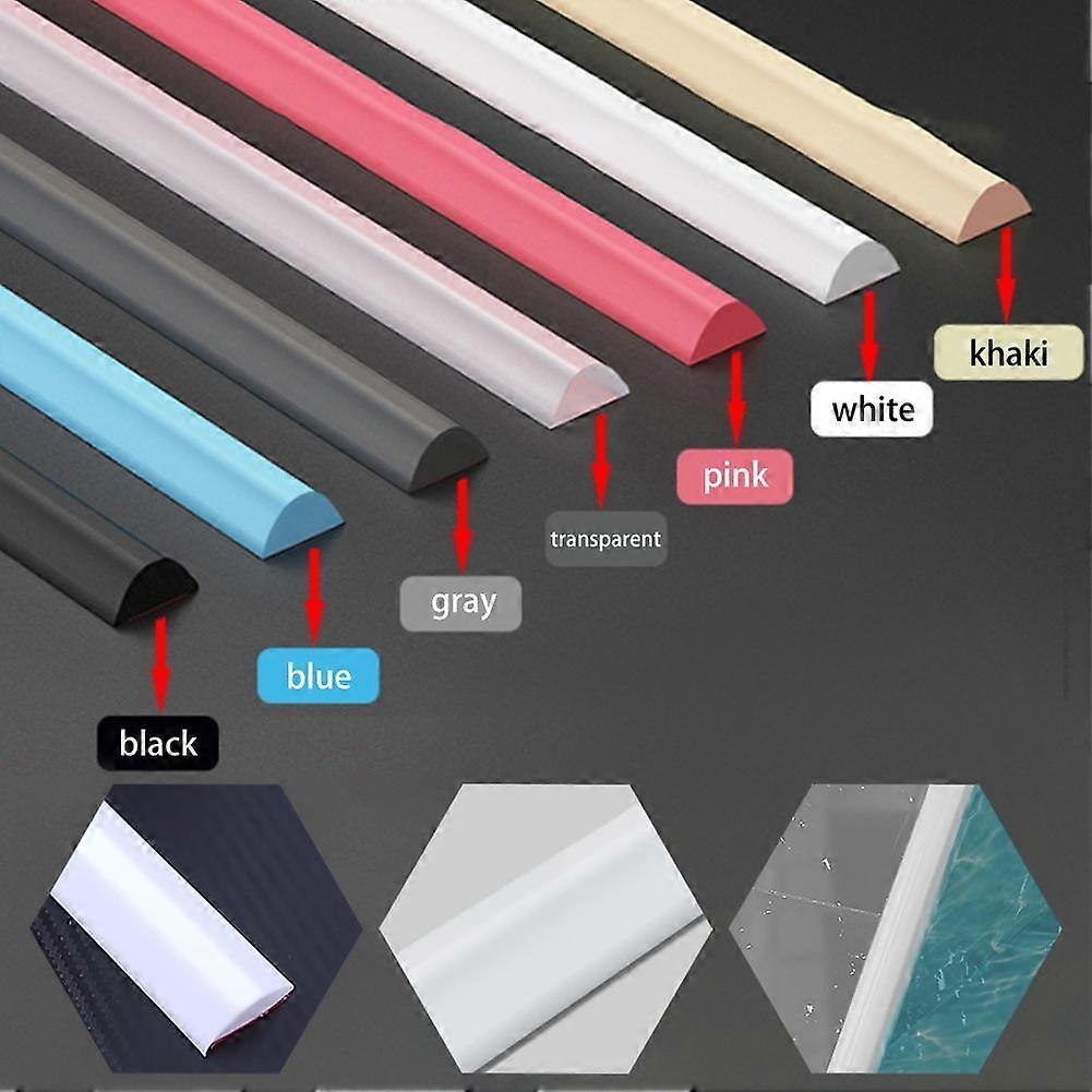 Shower Barrier Water Barrier 200cm Bendable Gray Compatible with Most Brands - Image 4