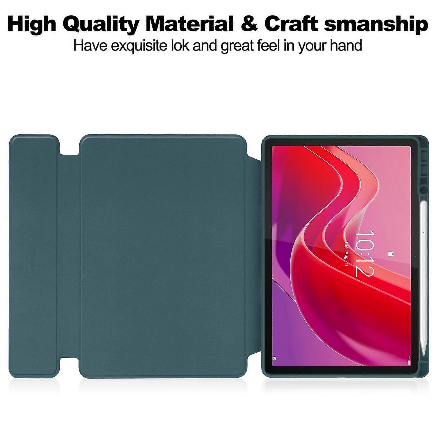 Lenovo Tab M11 Xiaoxin Pad 11 2024 Tablet Cover with Bluetooth Keyboard Stand PU Acrylic Case Compatible with Lenovo Multicolor Style C - Image 4