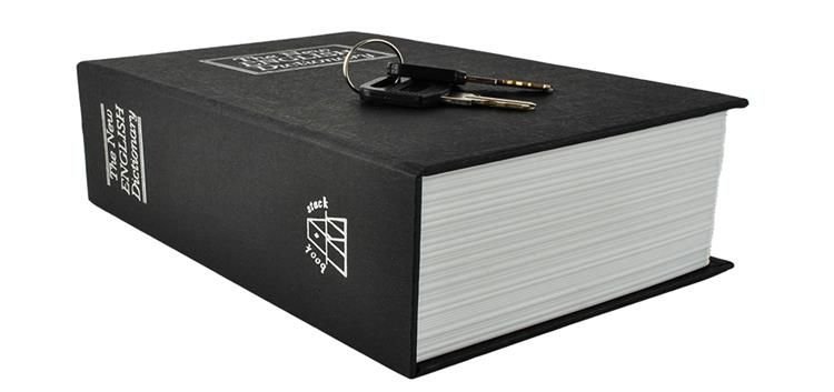 Hidden safe | Book safe with lock black black_max black - Image 4